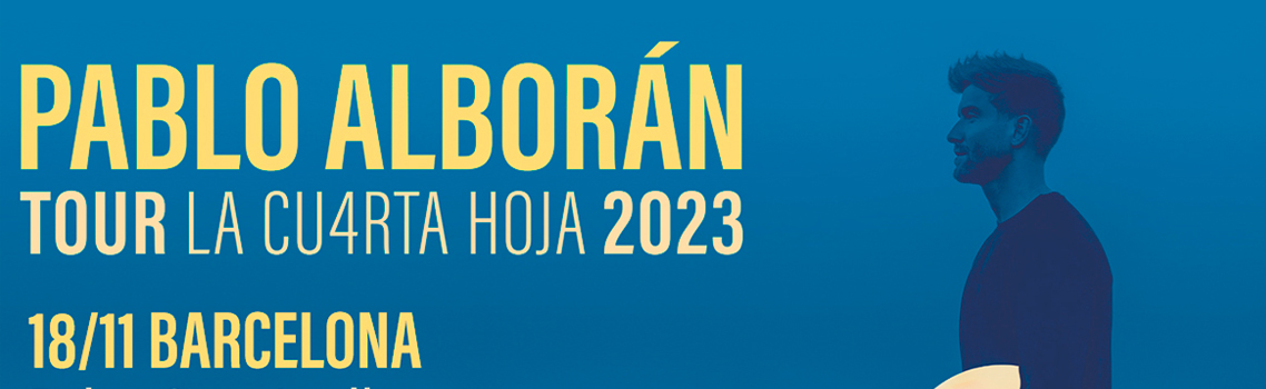 Pablo Alborán | Palau Sant Jordi